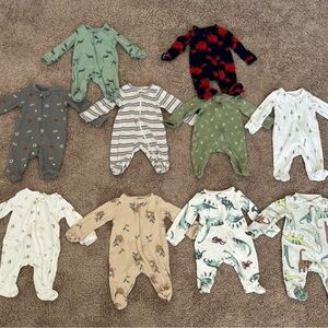 Newborn baby boy Carters onesies